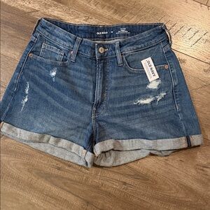 Old Navy Women's Distressed Blue Jean Shorts